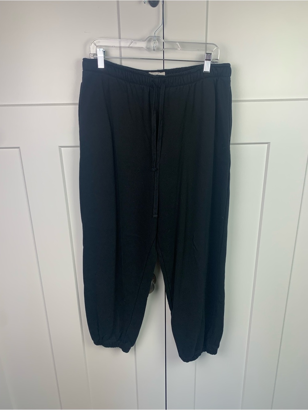 American Eagle L Everyday Luxe Sweatpants Black Lounge Comfort Campus